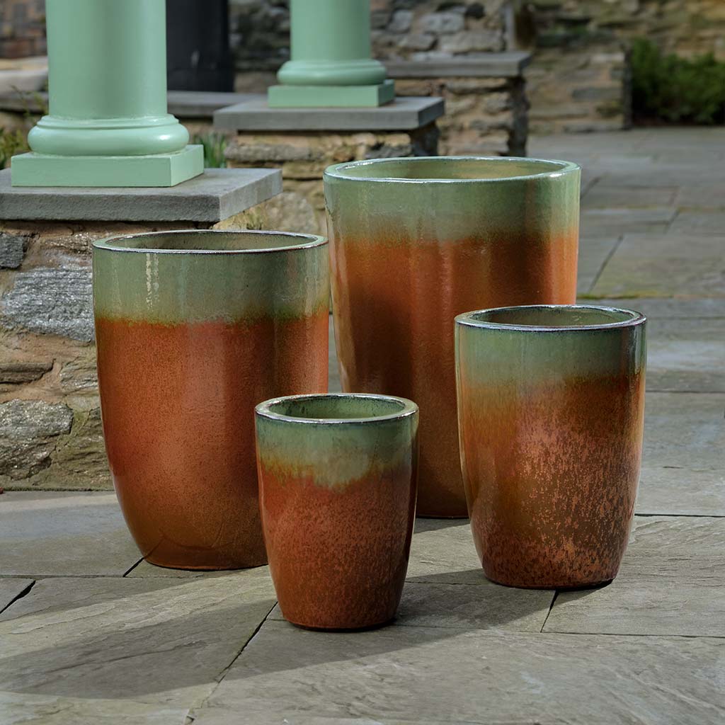 Ojai Planter - Falling Green Sierra - S/4