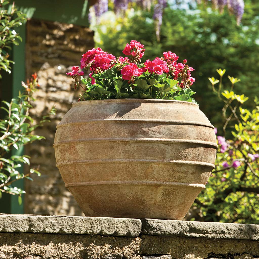 sam's plant pots Thea Planter - Antico Terra Cotta