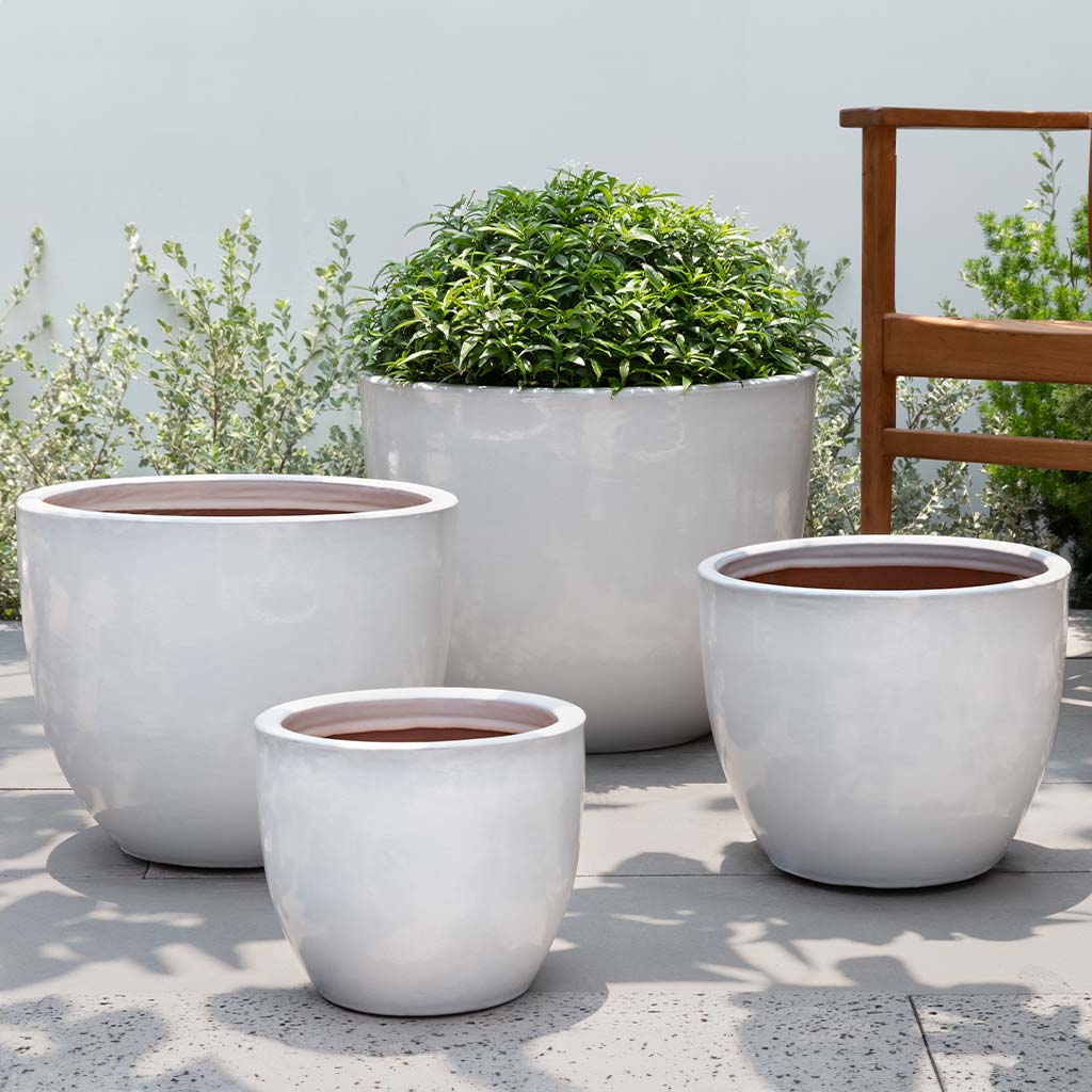 Cora Planter - Antique White - S/4