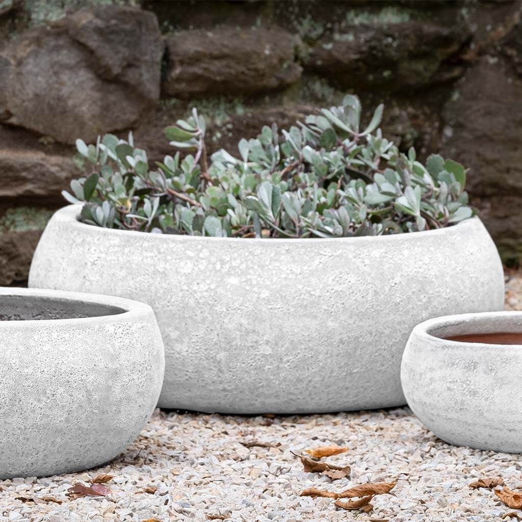 Zaha Planter - White Coral - S/3