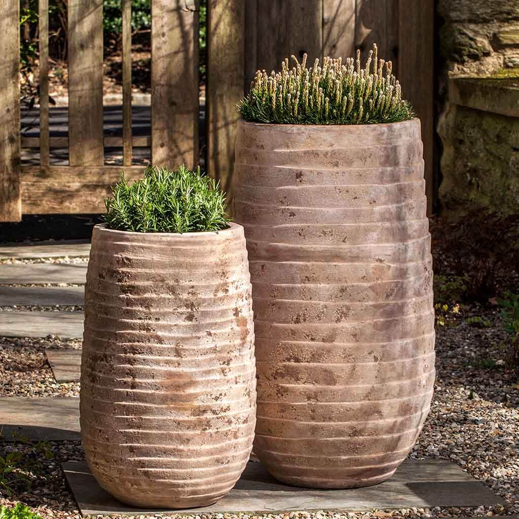 Ipanema Planter, Tall - Antico Terra Cotta - S/2