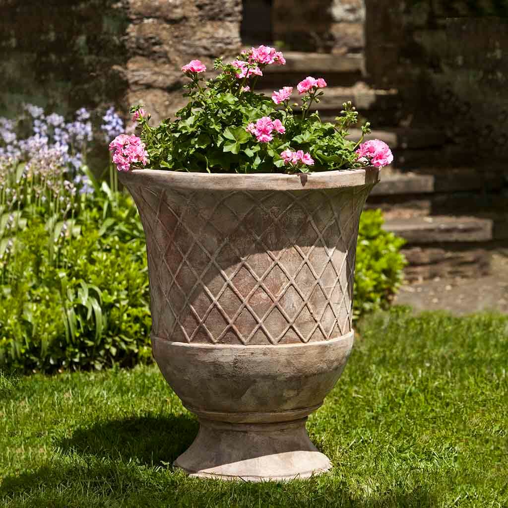 Pomezio Urn - Antico Terra Cotta - S/2