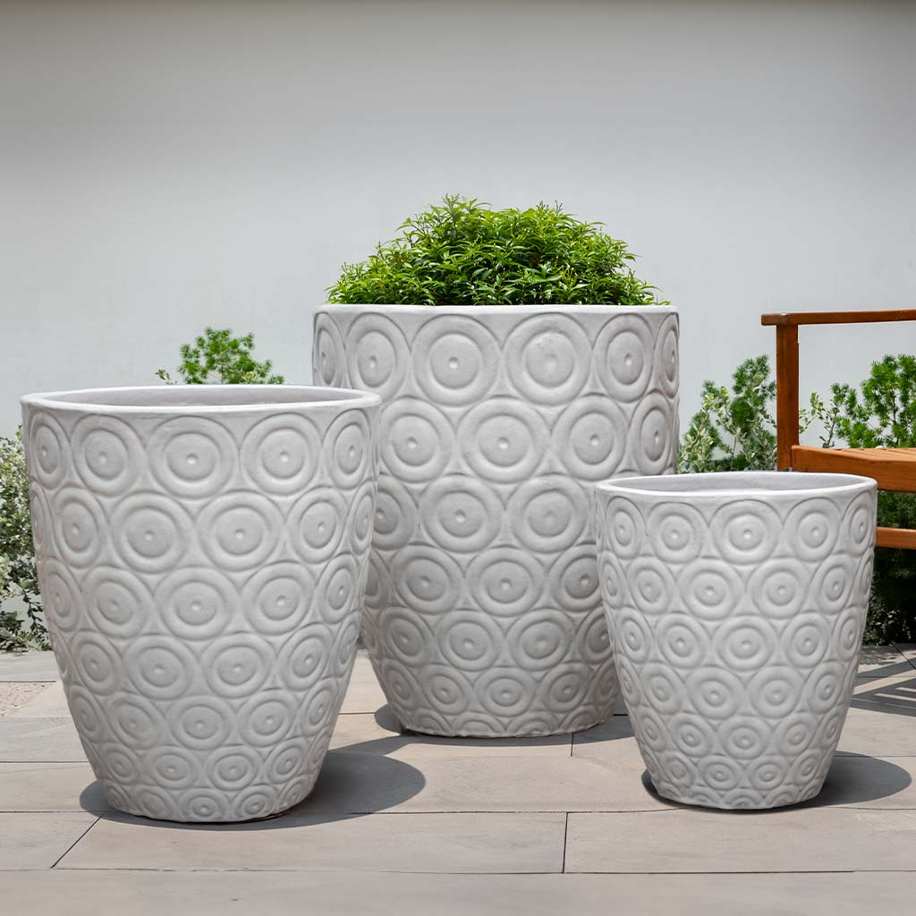 Benicio Planter - Antique White - S/3
