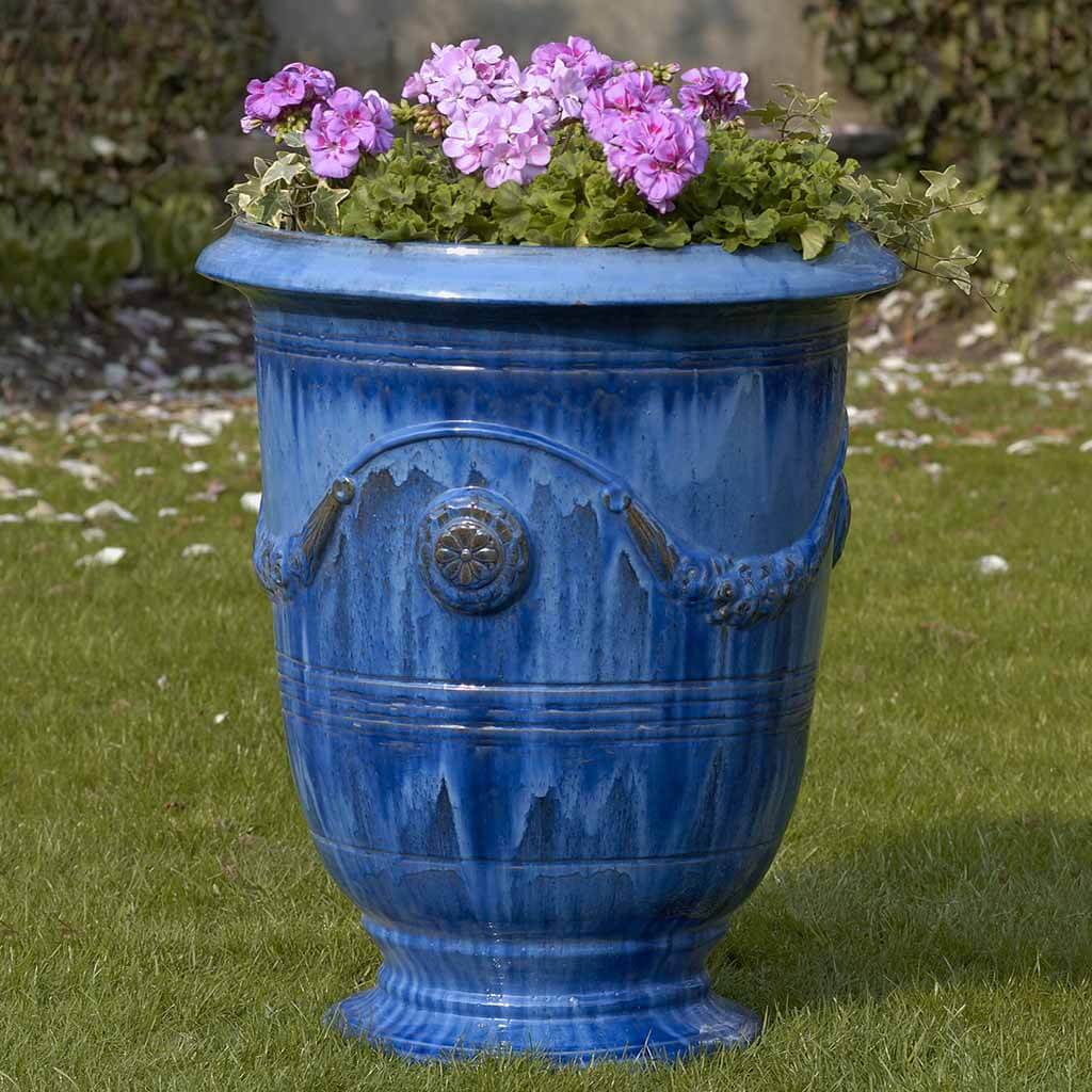 Anduze Urn - Riviera Blue - S/3