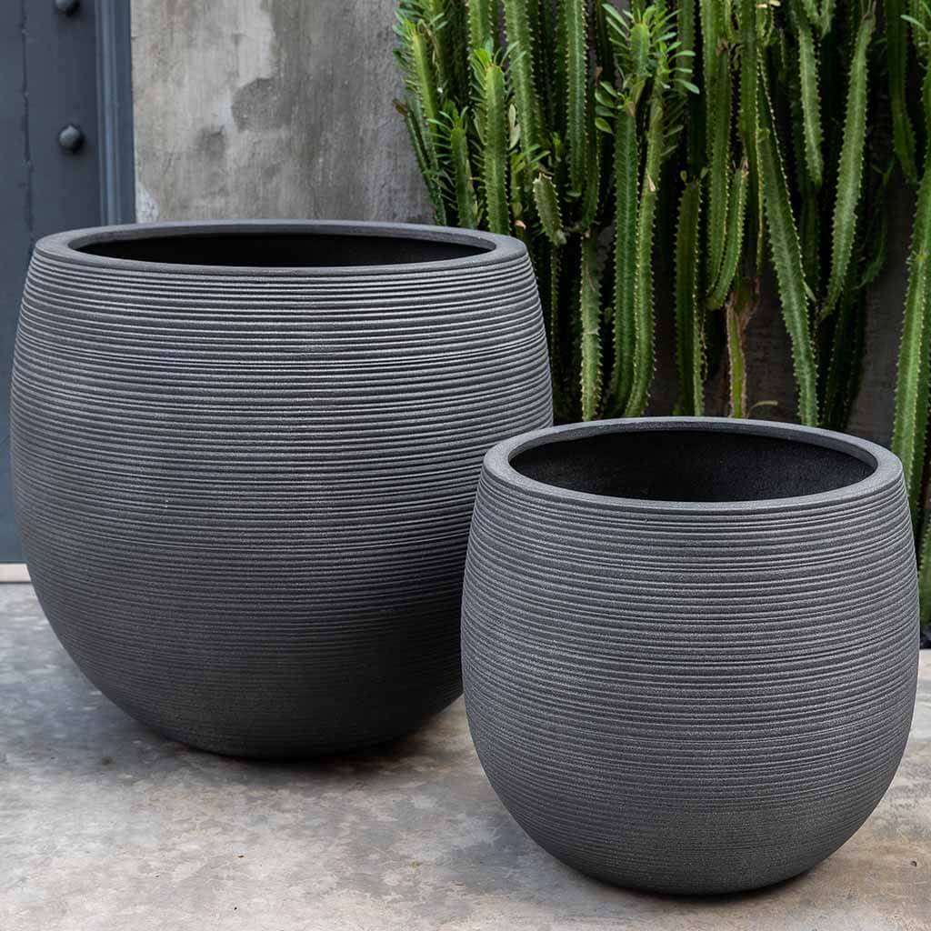 Lg Marlton Planter - Lead Lite