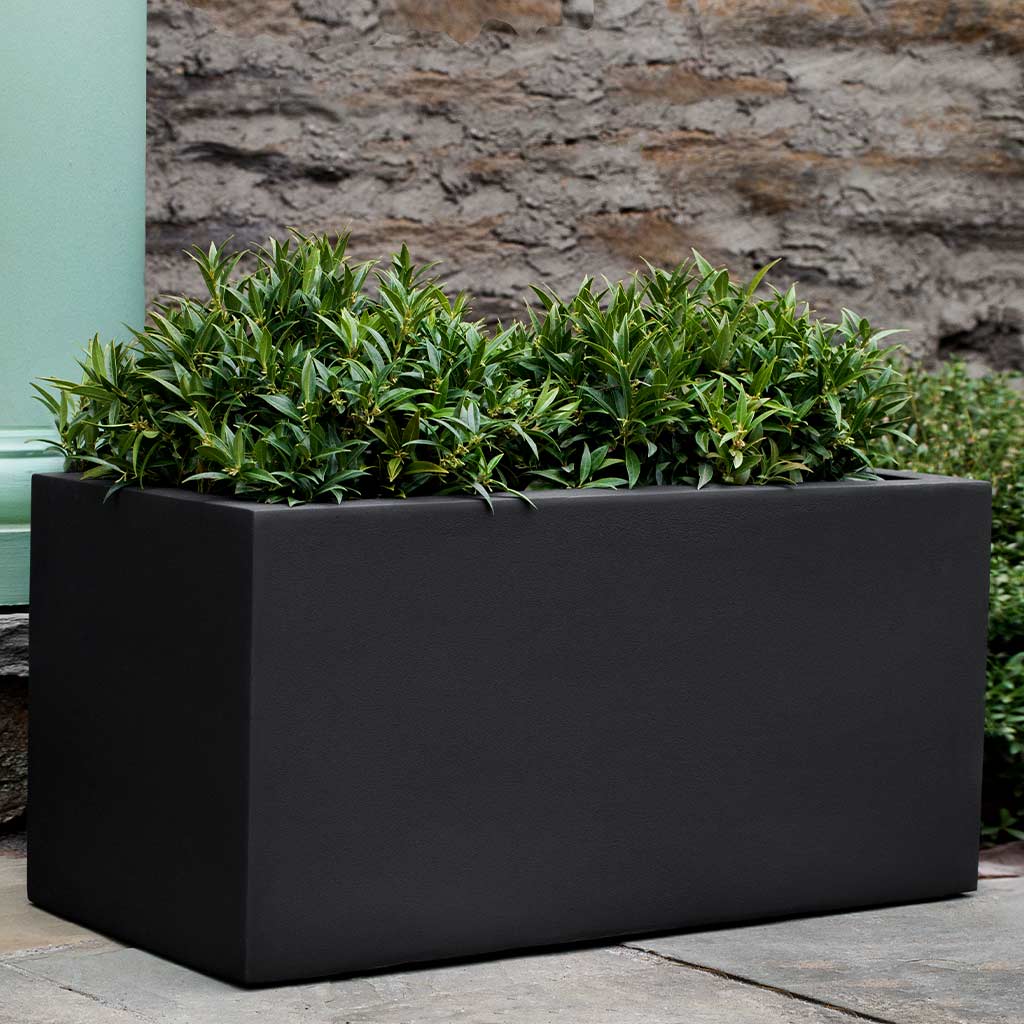 Sandal Planter 361818 - Onyx Black Lite - S/1