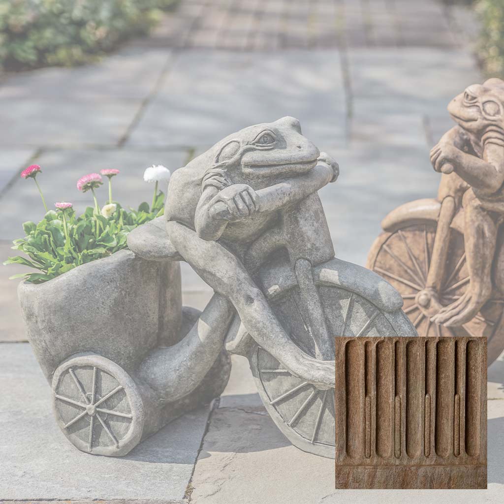 Tricycle Frog Planter