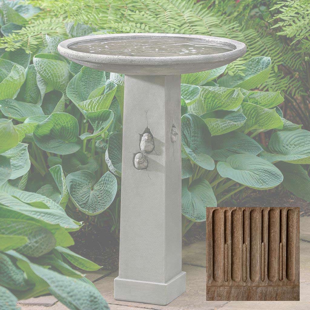 Birdhouse Birdbath