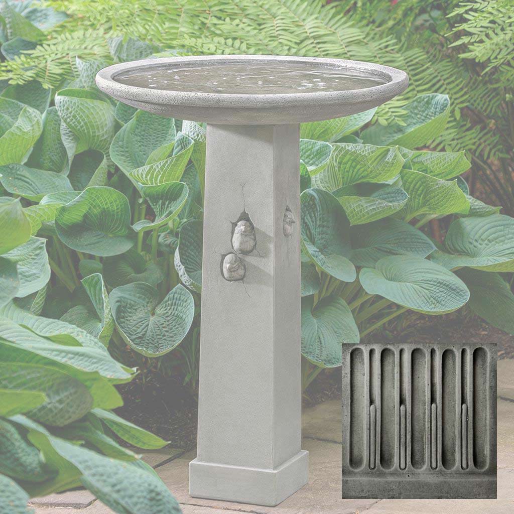 Birdhouse Birdbath