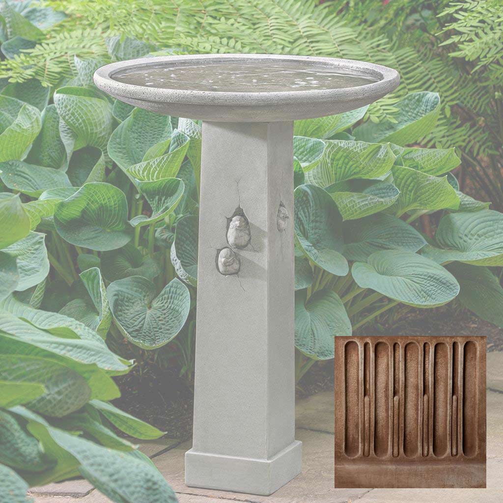 Birdhouse Birdbath