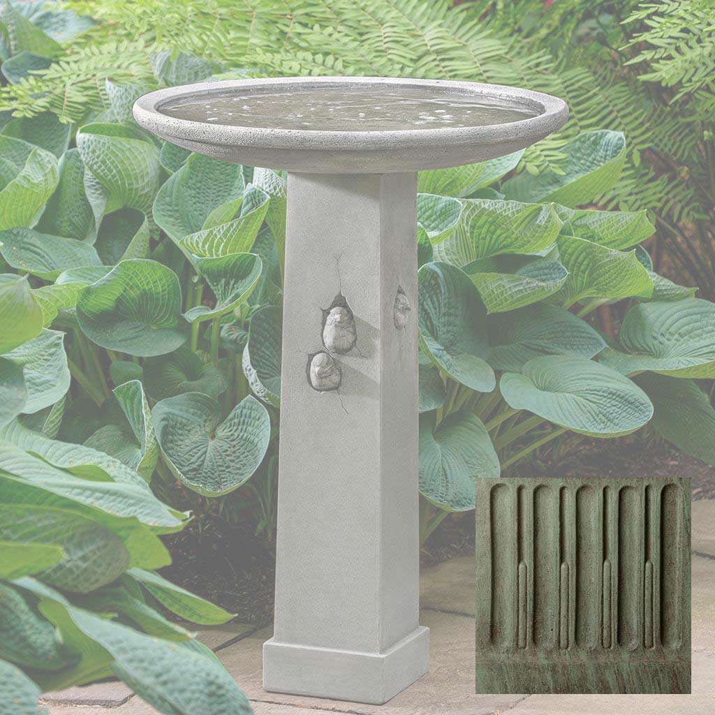 Birdhouse Birdbath