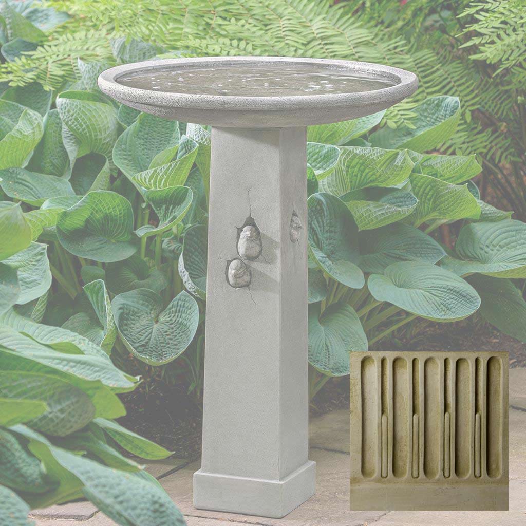Birdhouse Birdbath
