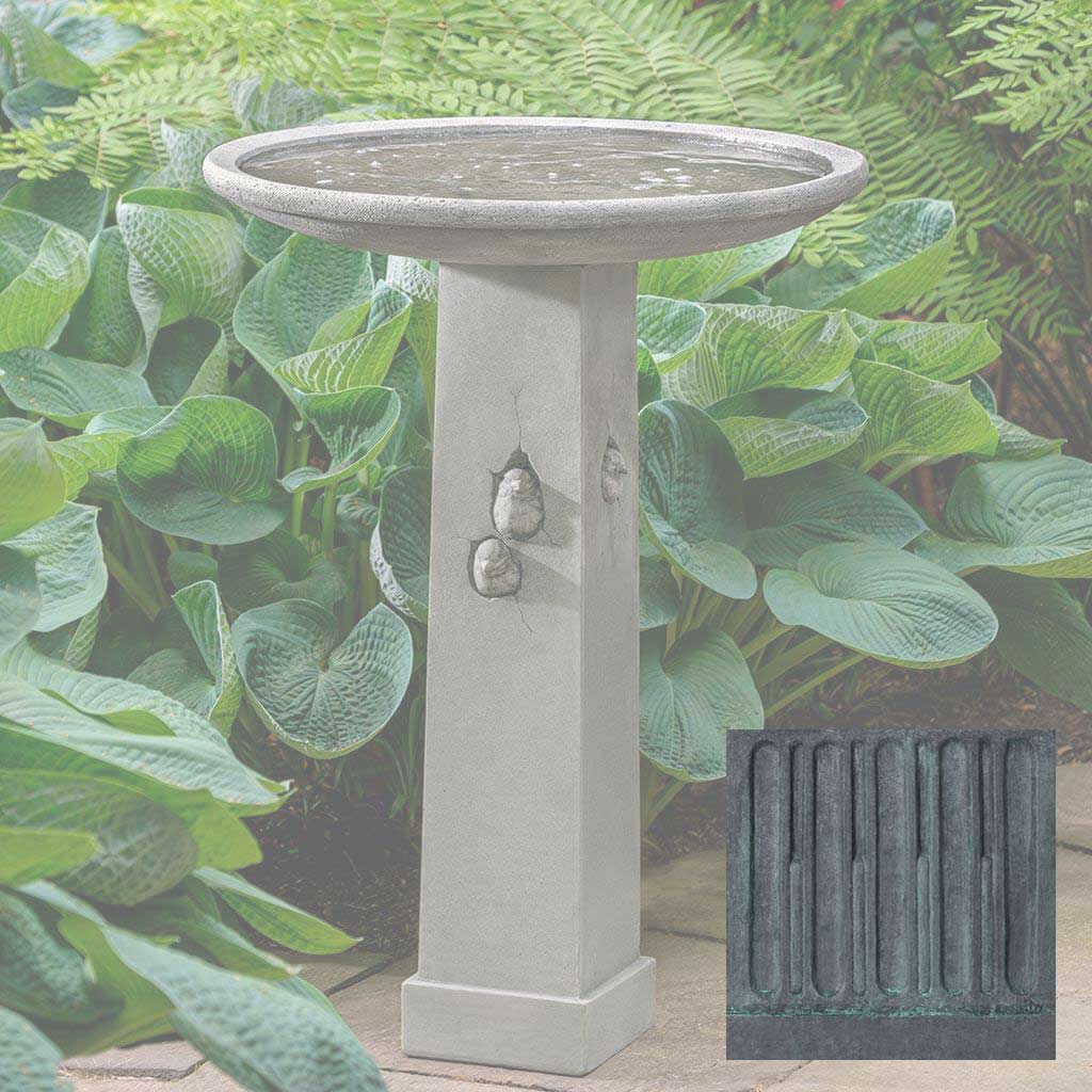 Birdhouse Birdbath