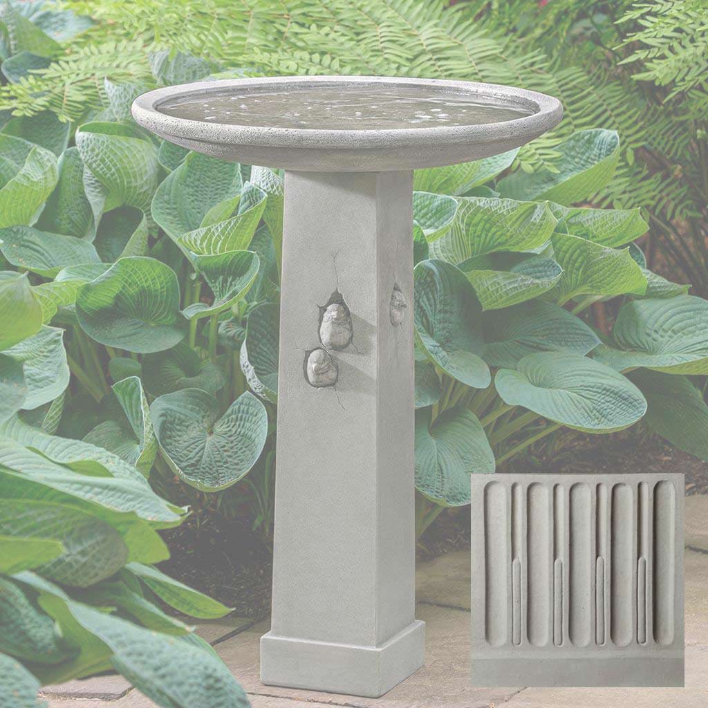 Birdhouse Birdbath