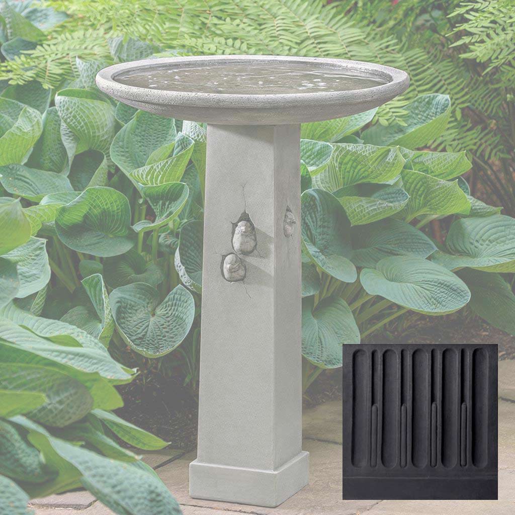 Birdhouse Birdbath