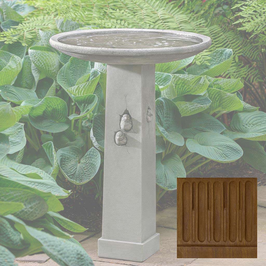 Birdhouse Birdbath