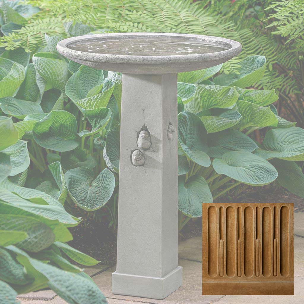 Birdhouse Birdbath