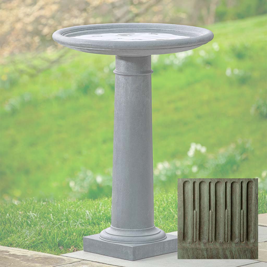 Classic Column Birdbath