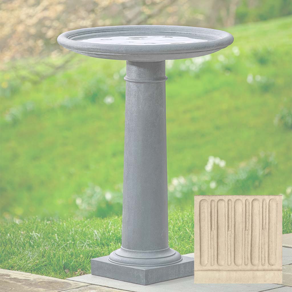 Classic Column Birdbath