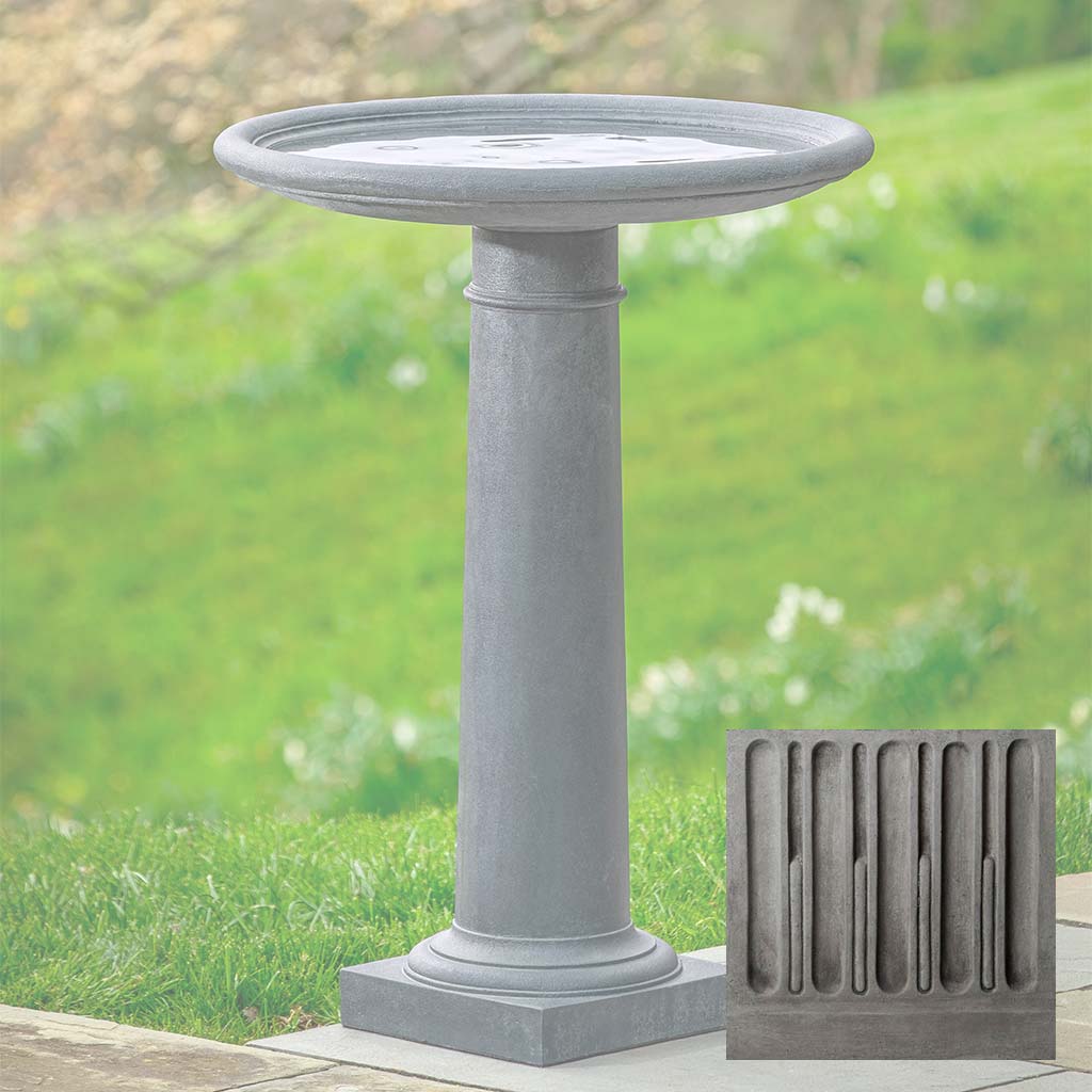 Classic Column Birdbath