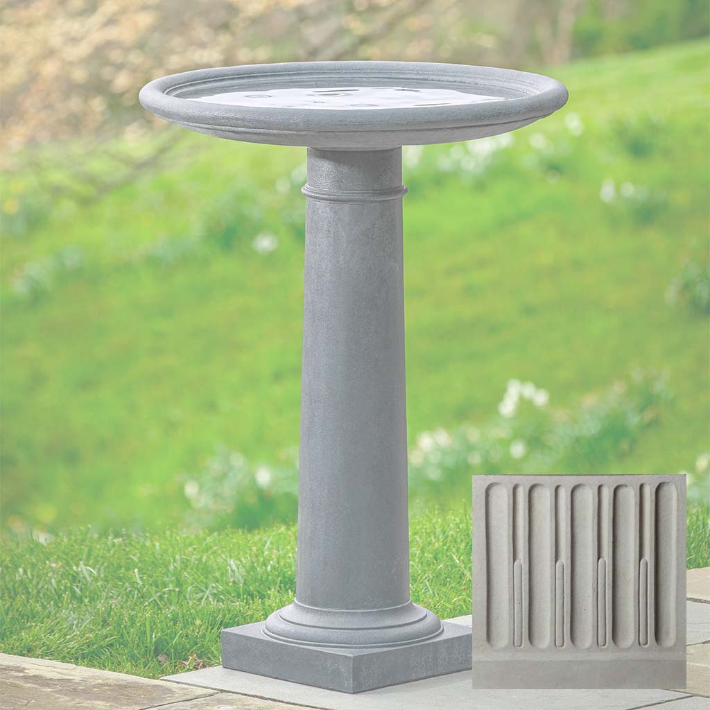 Classic Column Birdbath
