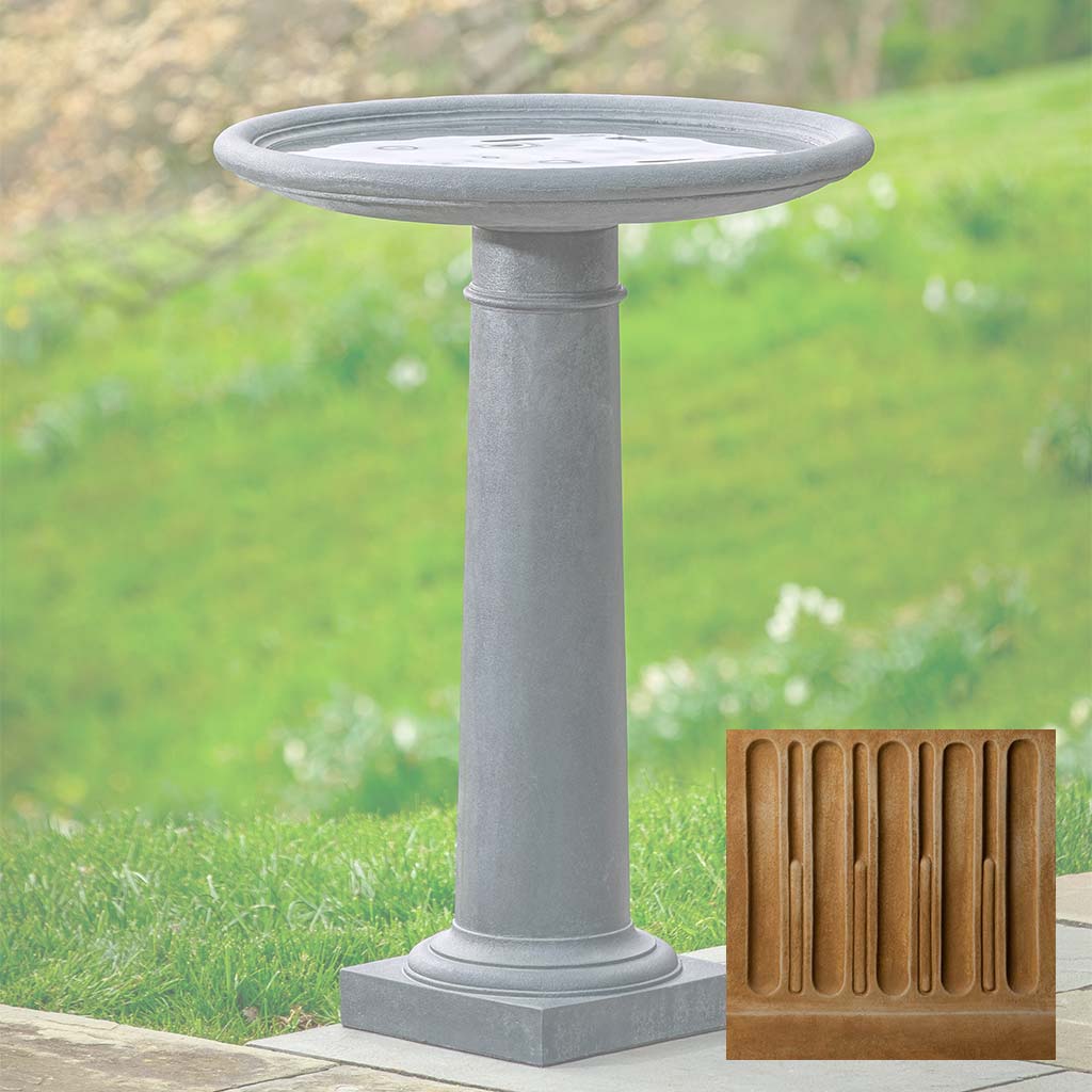 Classic Column Birdbath