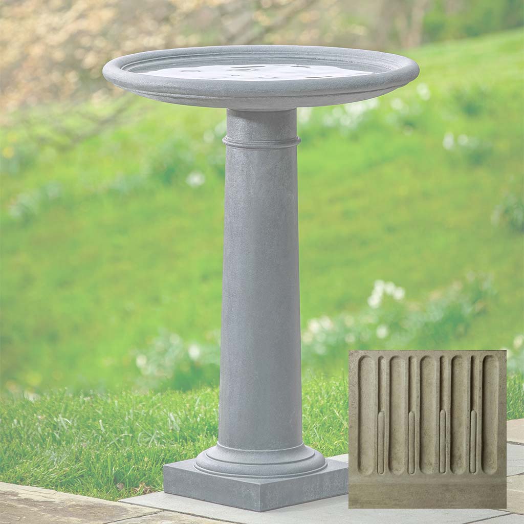 Classic Column Birdbath