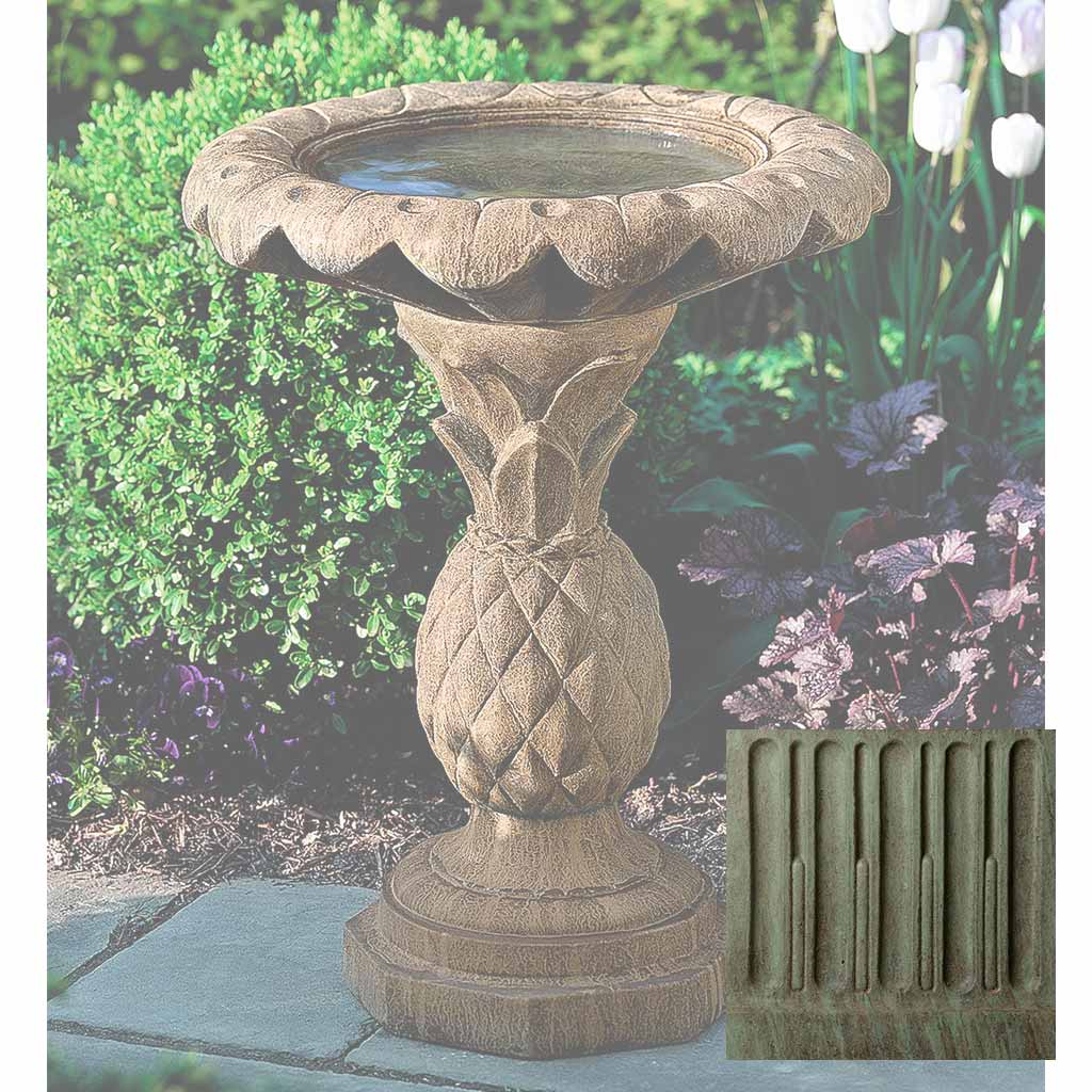 Pineapple Birdbath