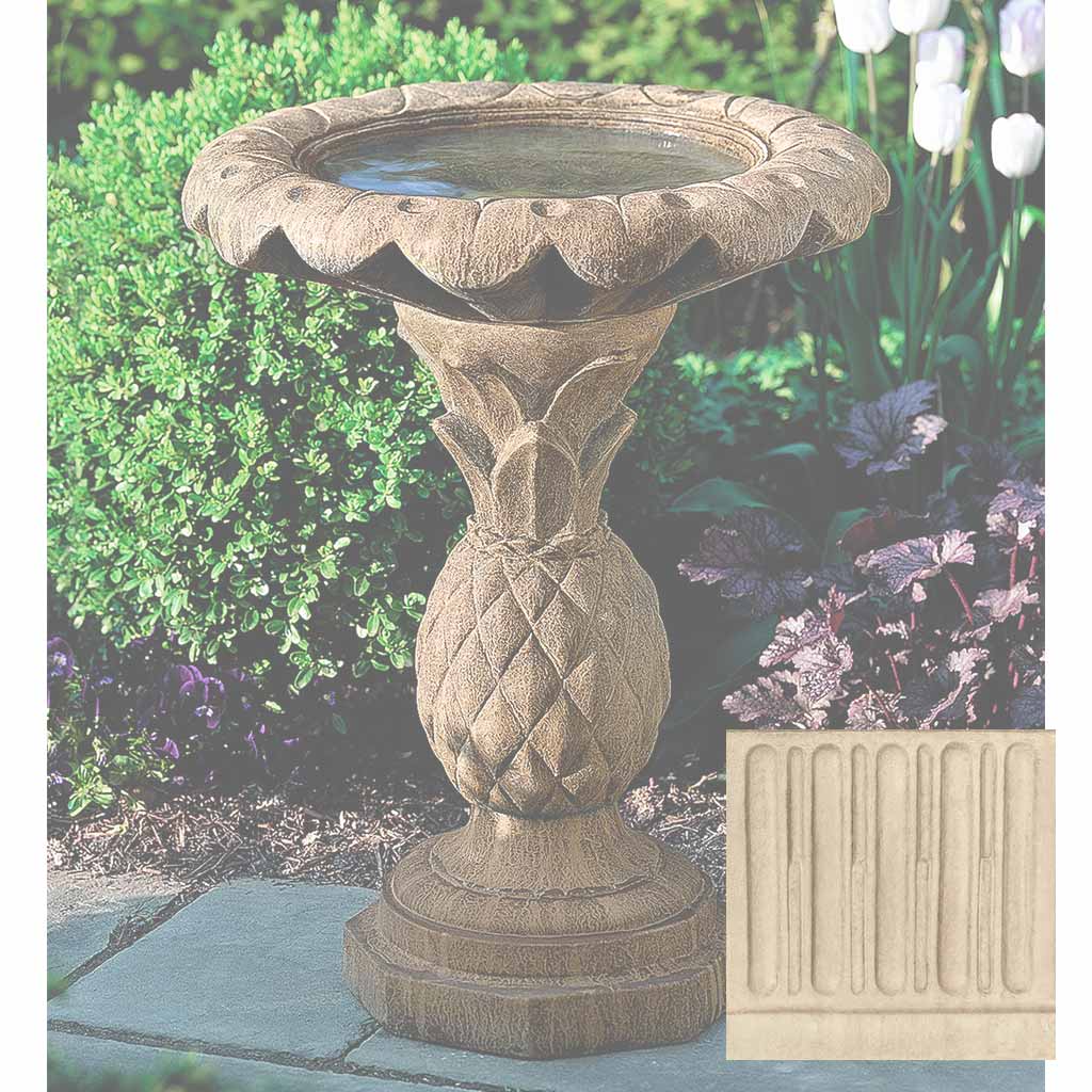 Pineapple Birdbath