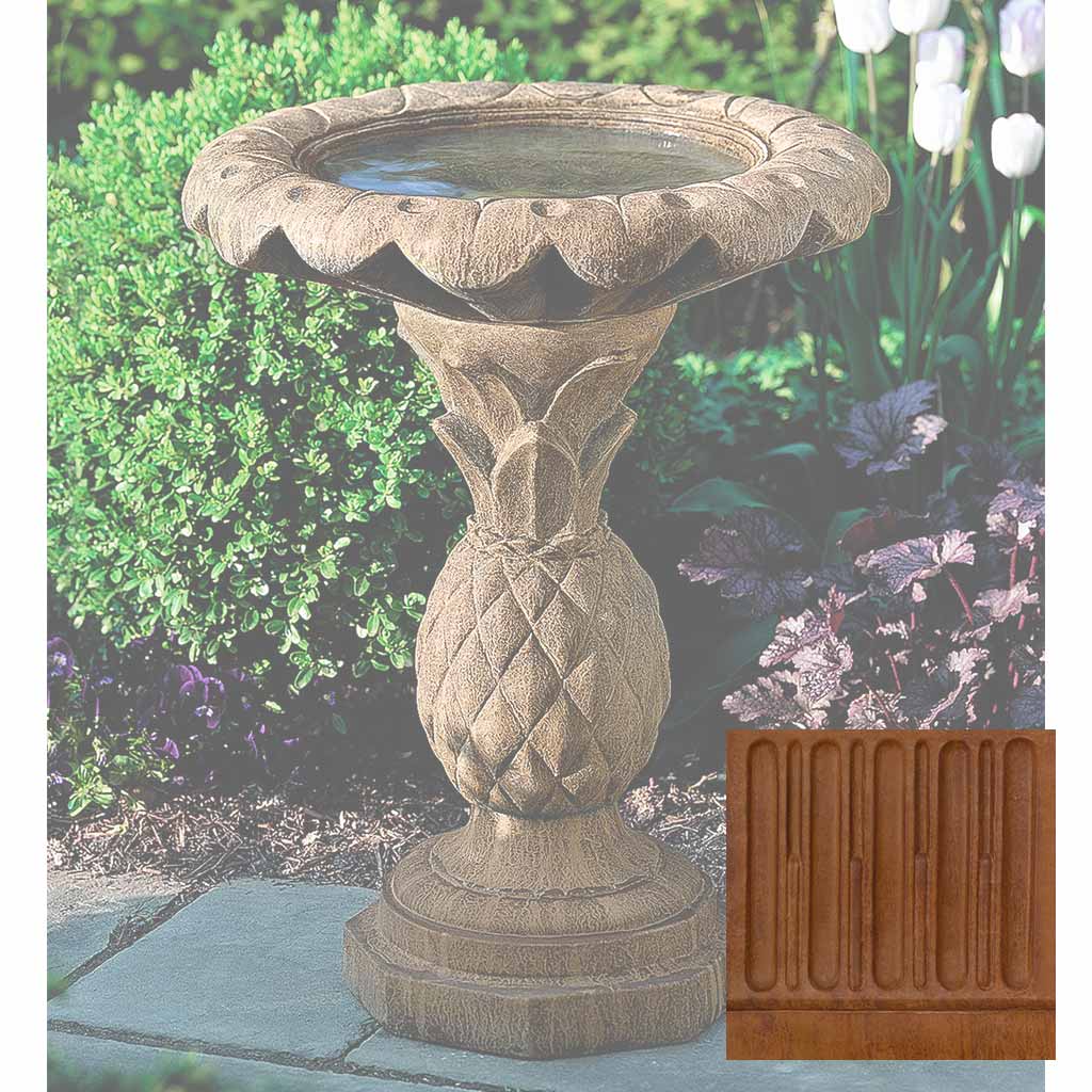 Pineapple Birdbath