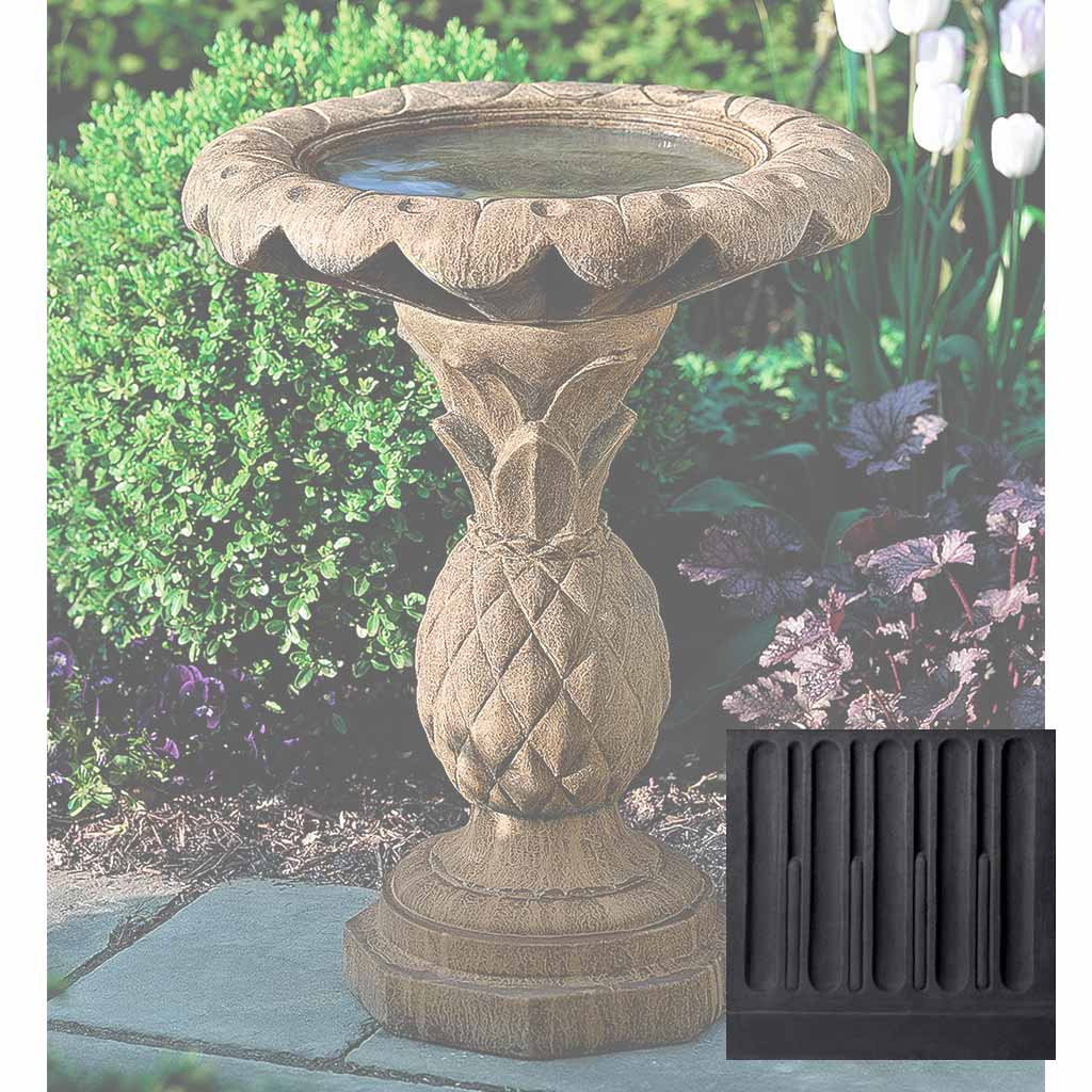 Pineapple Birdbath