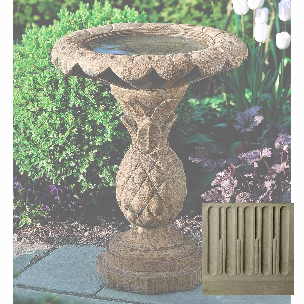 Pineapple Birdbath