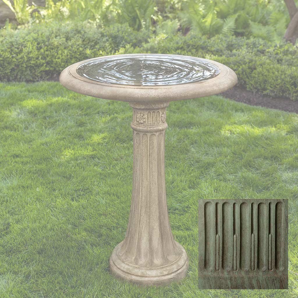 Chestnut Hill Birdbath
