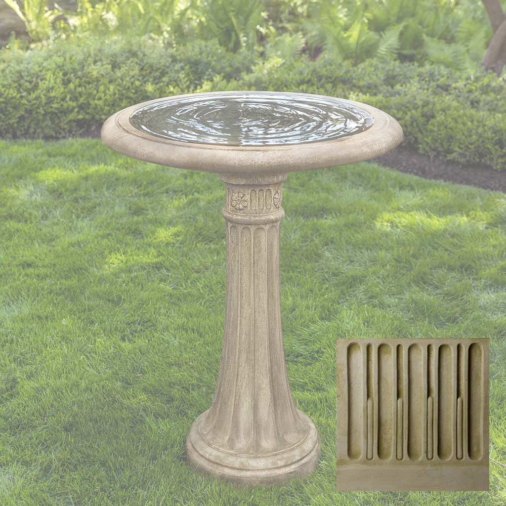 Chestnut Hill Birdbath
