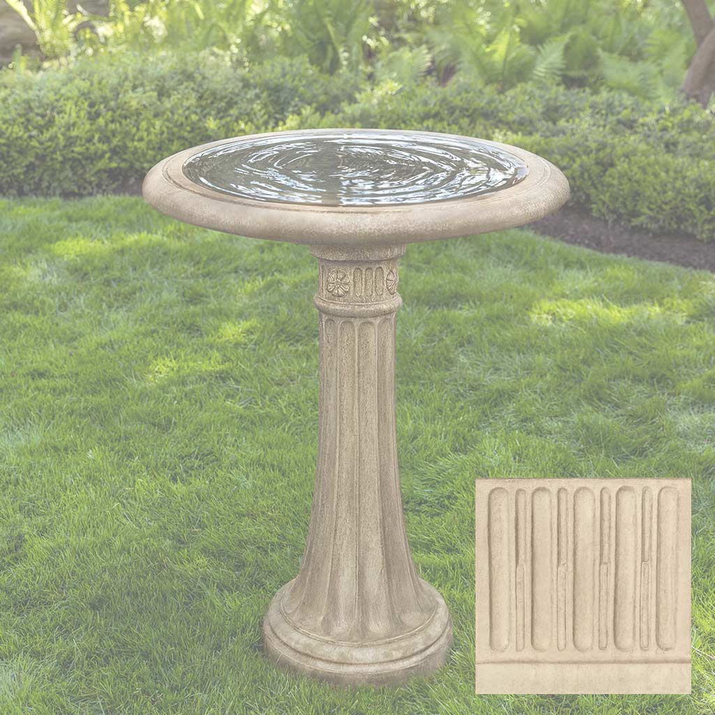 Chestnut Hill Birdbath