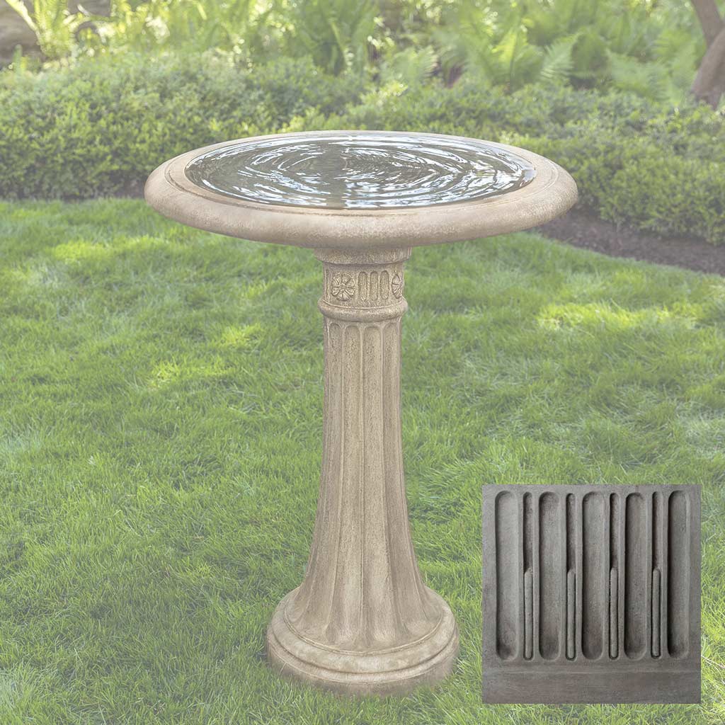 Chestnut Hill Birdbath