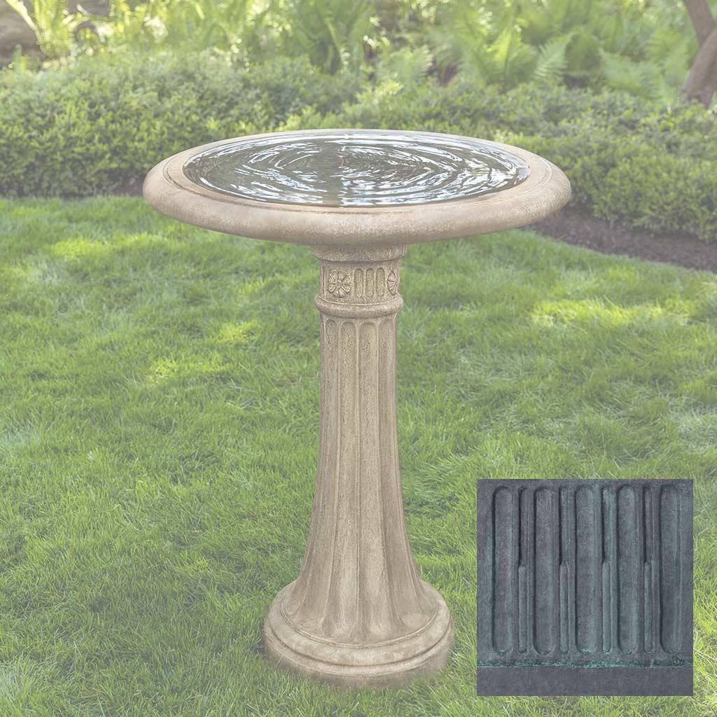 Chestnut Hill Birdbath