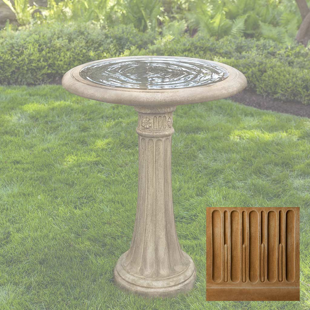 Chestnut Hill Birdbath
