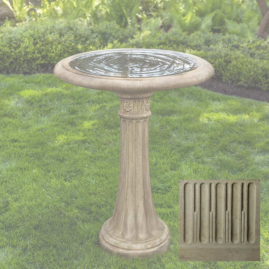 Chestnut Hill Birdbath
