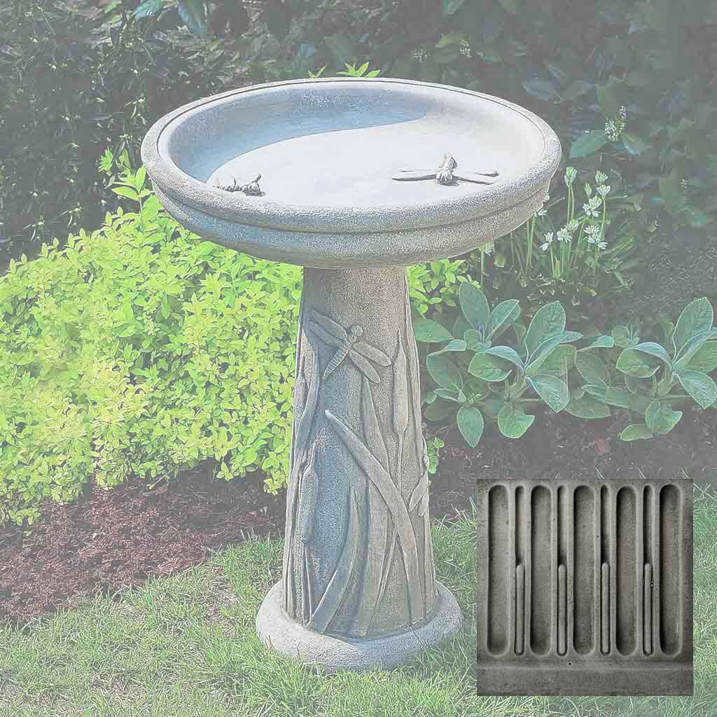 Dragonfly Birdbath