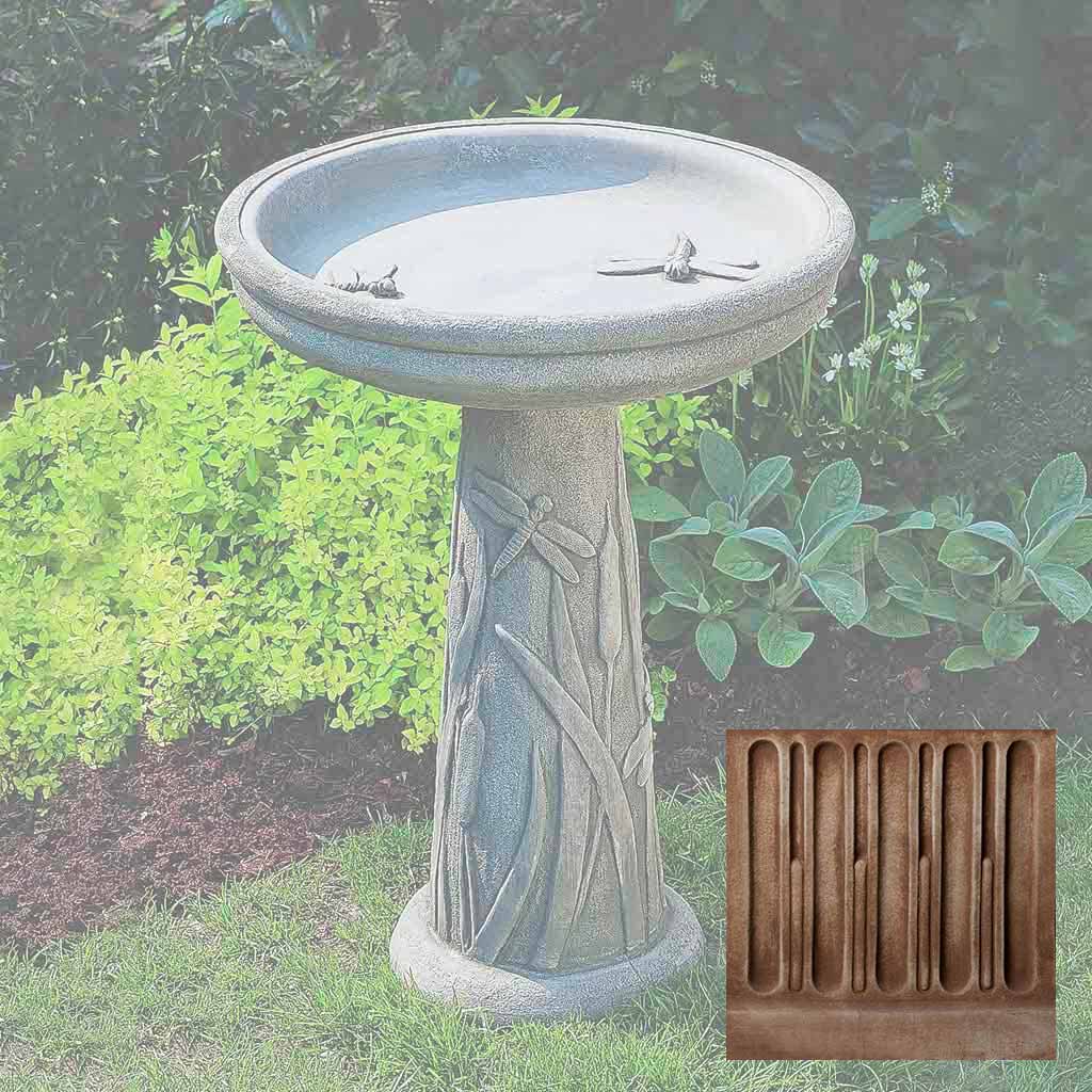 Dragonfly Birdbath