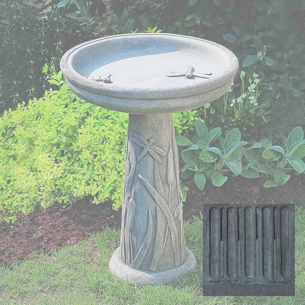 Dragonfly Birdbath