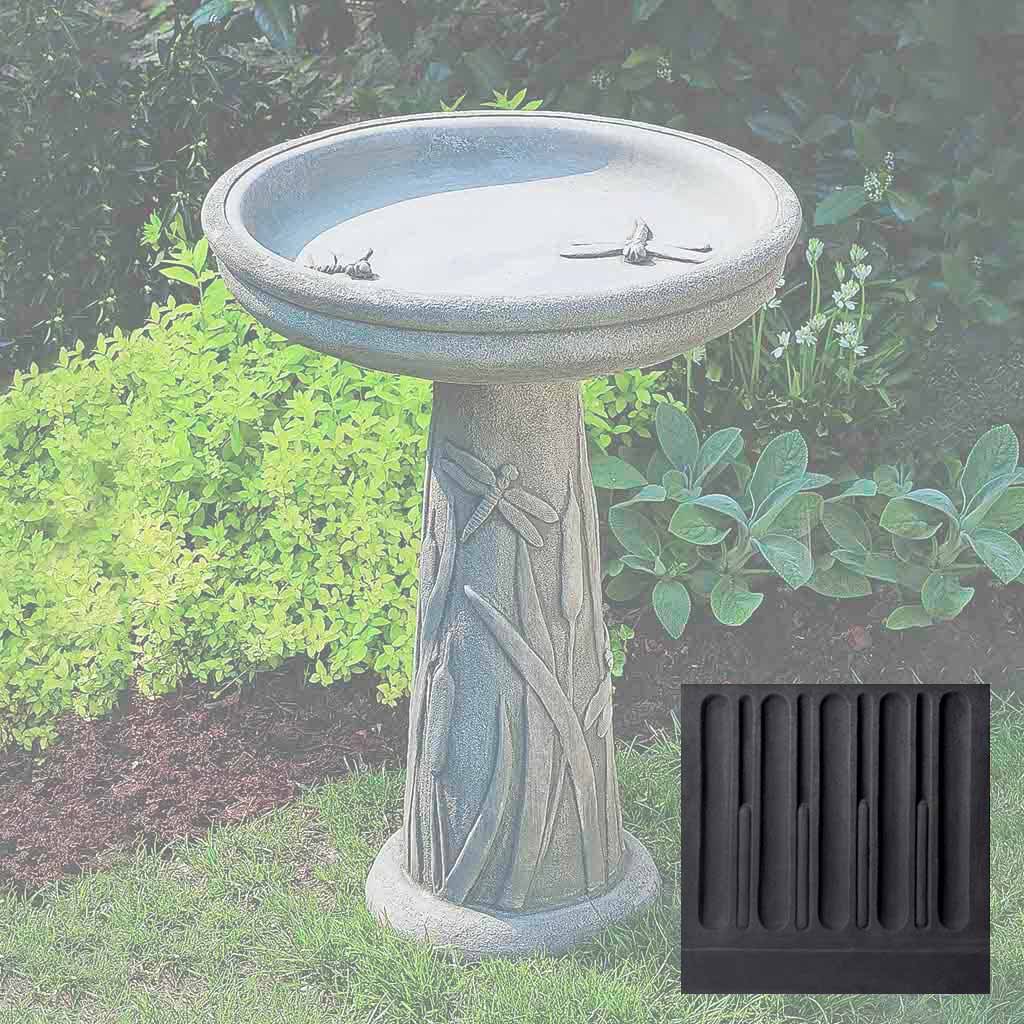 Dragonfly Birdbath