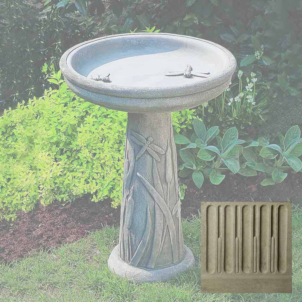 Dragonfly Birdbath