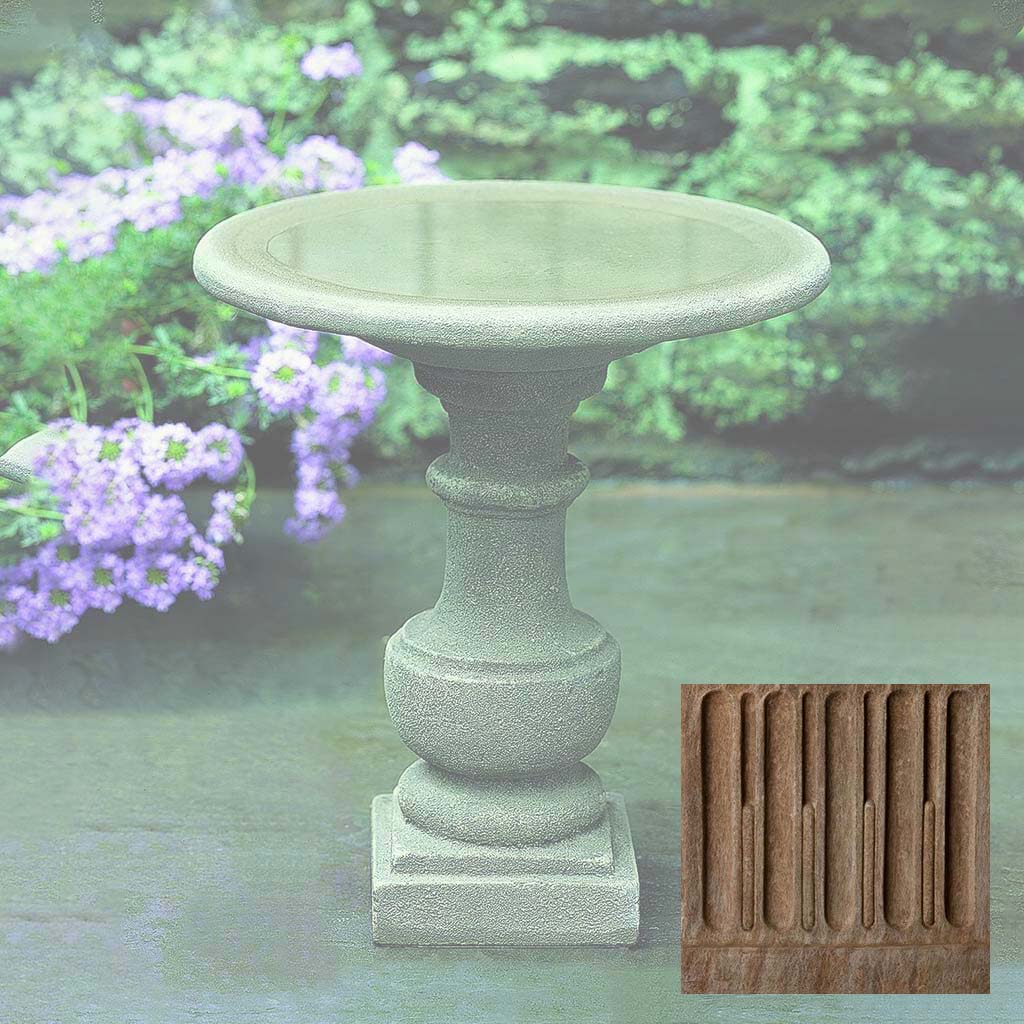 Siena Birdbath