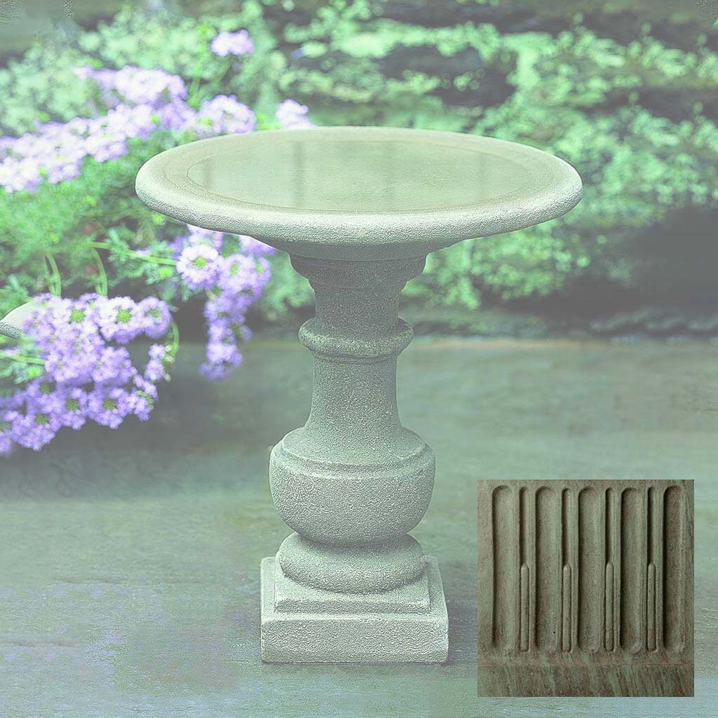 Siena Birdbath