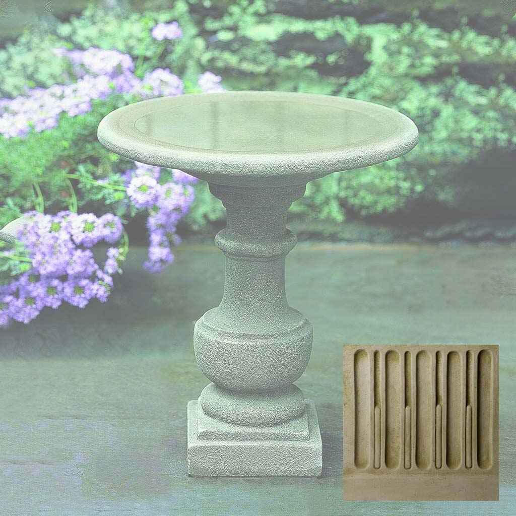 Siena Birdbath