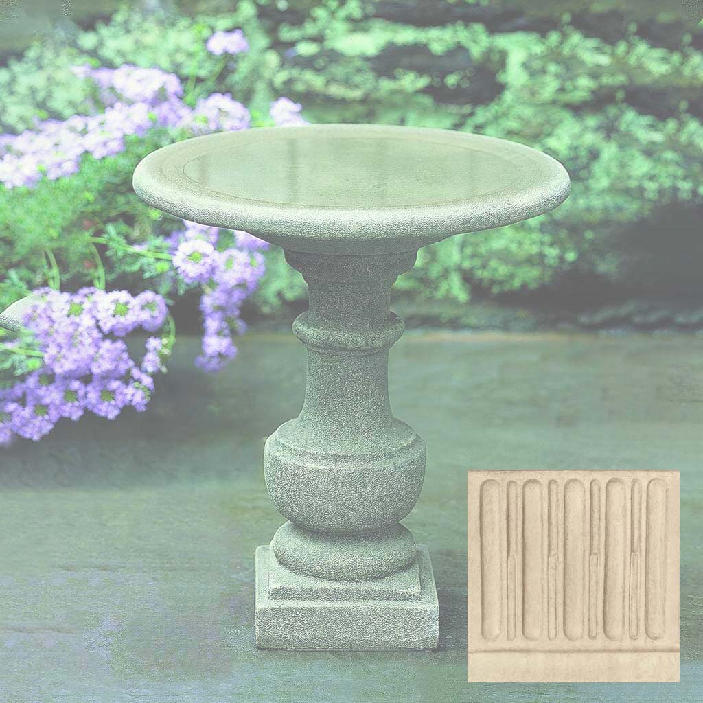 Siena Birdbath