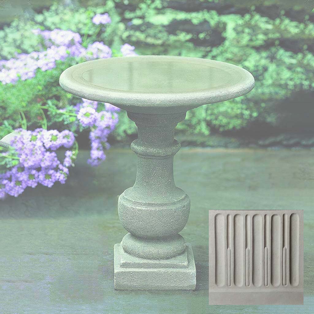 Siena Birdbath