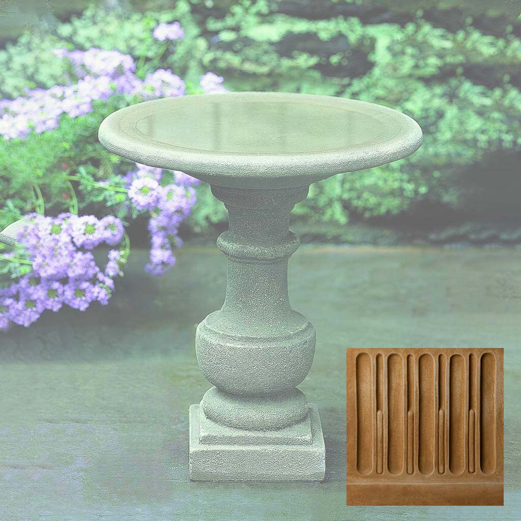 Siena Birdbath